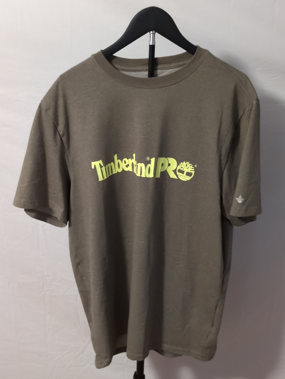 Timberland PRO Men's Base Plate Short Sleeve T-Shirt Olive Green Size Large L/G